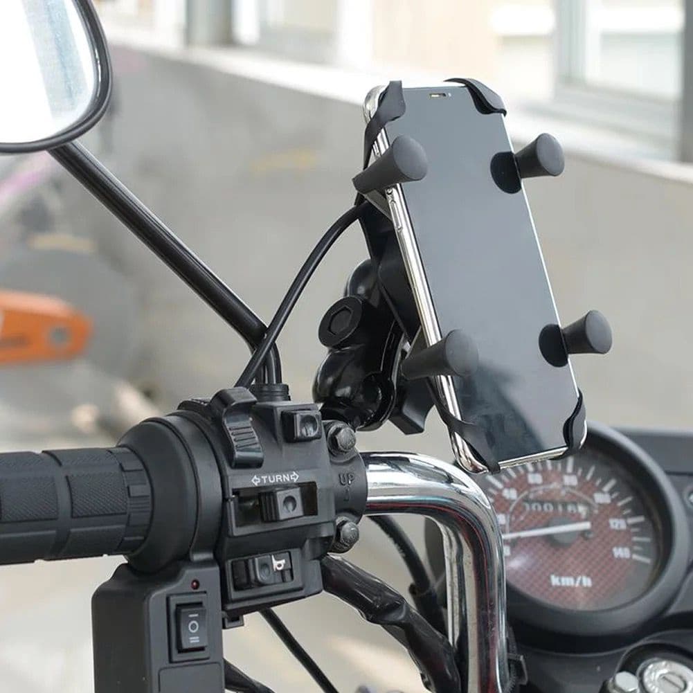 Suporte para Motocicletas Usb para carregador 360 Rotação OFERTA