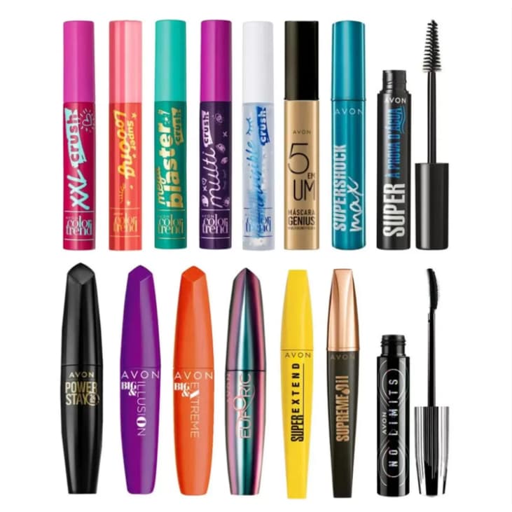 Máscara de Cílios / Rímel - Mega Blaster Máscara Extra Volume / Color Trend Incolor para Cílios e Sobrancelhas - Avon