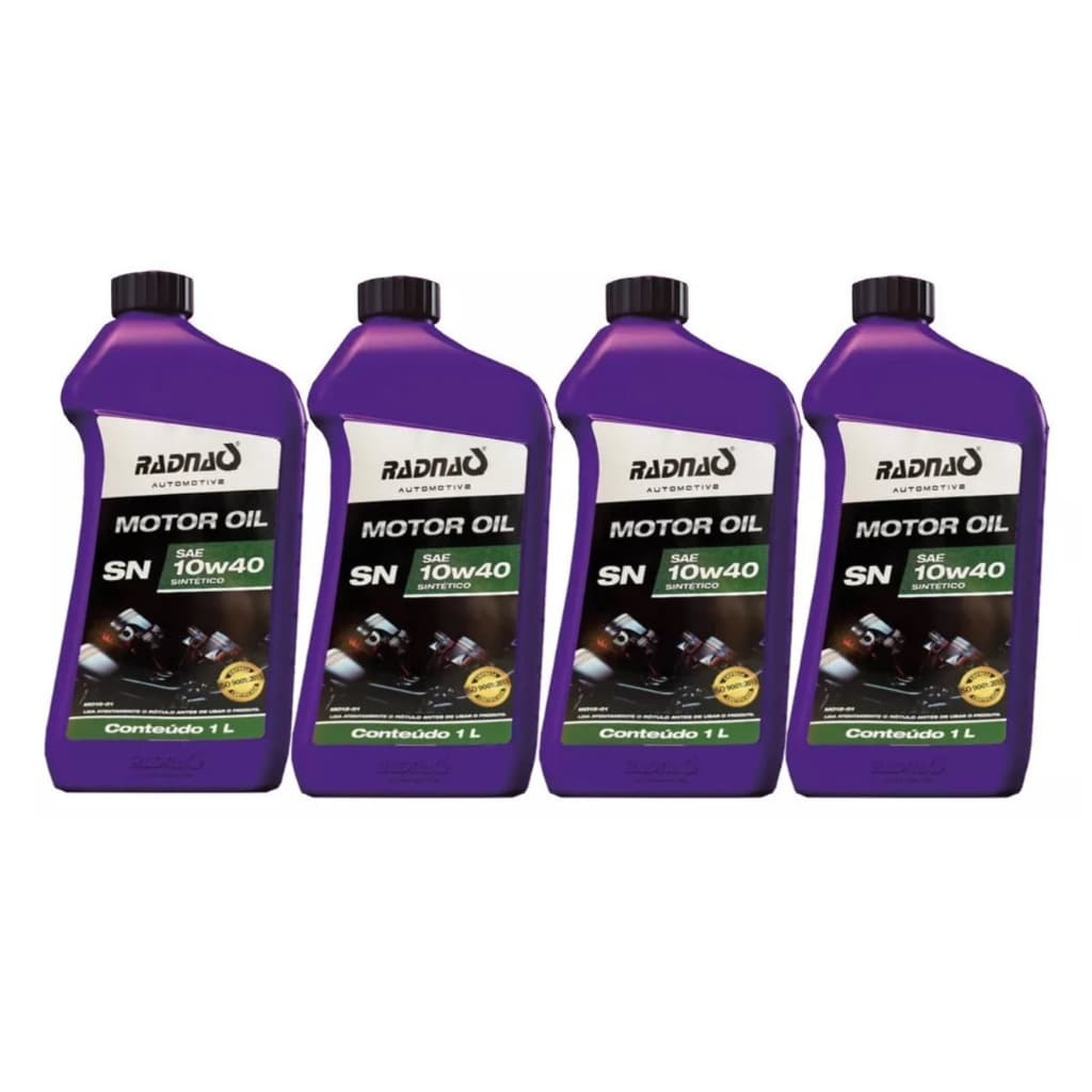 KIT 4 LITROS DE ÓLEO RADNAQ 10W40