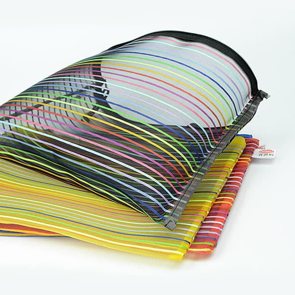 5 Unidades Estojo Multiuso Bolsinha Nylon Colorido Necessaire Promoção