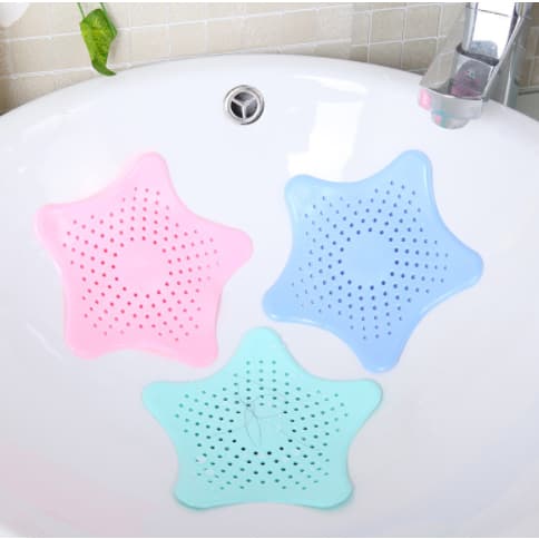 2 Tampa De Silicone Ralo Pia Tampa Estrela Cozinha Banheiro Universal Filtro