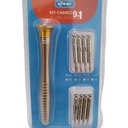 Chave de fenda Kit Chaves de Precisão 9 em 1 Chave Philips e Torx Ferramenta para Celular, Tablet, Notebook