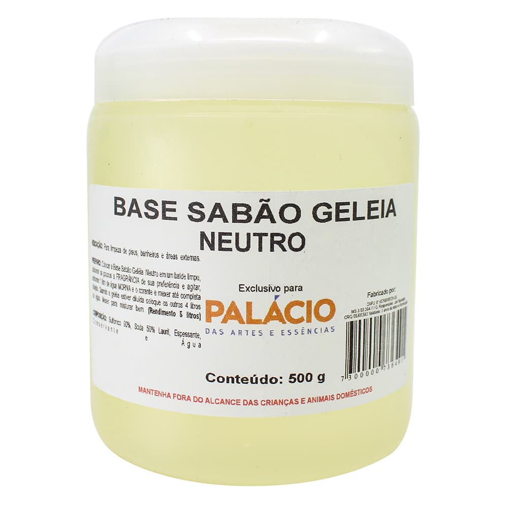 Base Sabão Geleia Neutro – 500 g