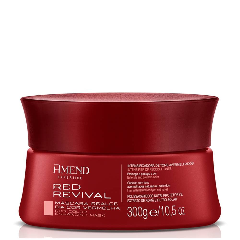MÁSCARA REALCE DA COR VERMELHA  EXPERTISE RED REVIVAL AMEND  300G