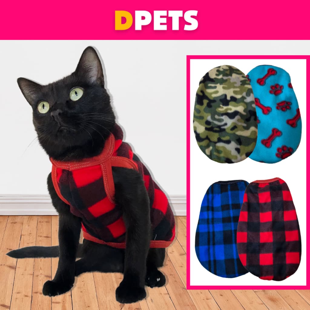 Roupa Suéter em Soft Pet para Gatos e Cães Diversos tamanhos e estampas