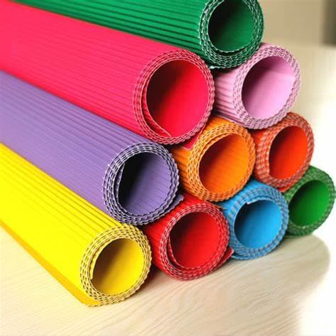 PAPEL MICROONDULADO CORES 50X80 C/ 5