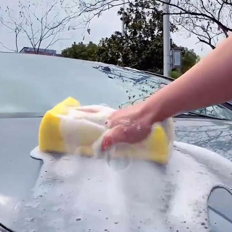 2 Espuma esponja Lavagem de Carro e Vidros Resistente a Produtos Químicos