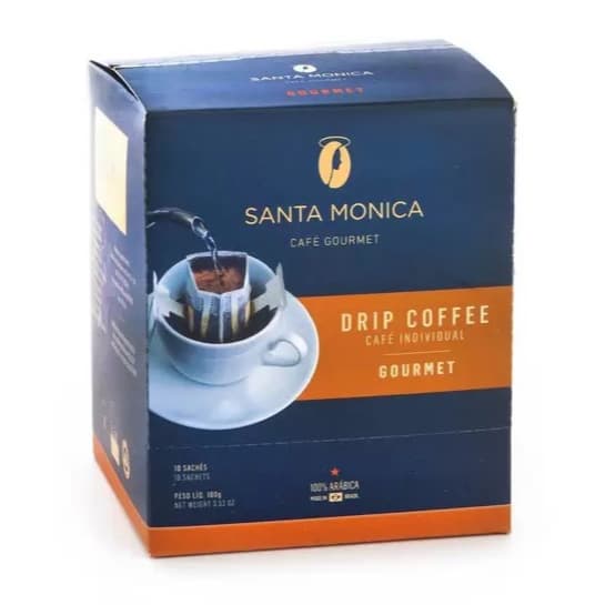 Café Santa Monica Drip Coffee 10 unidades - Santa Mônica