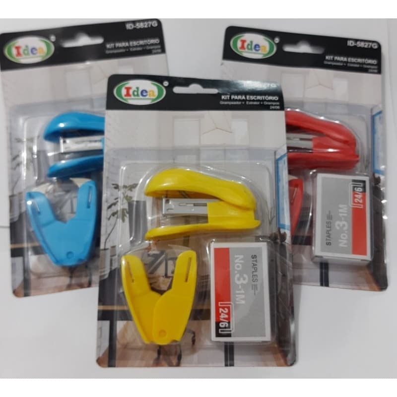 Mini Grampeador 24/6  Papelaria / Material Escolar / Grampeadores / Grampos