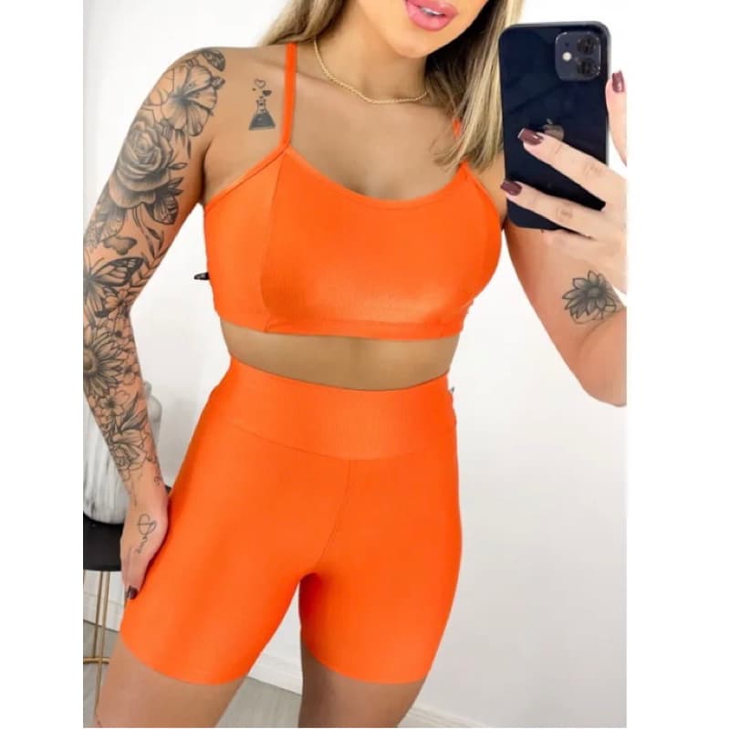 -Conjunto Wonder Tangerina