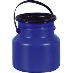 Vasilhame para transporte de leite 3 litros   Cor: Azul Bombona leiteira Injesul