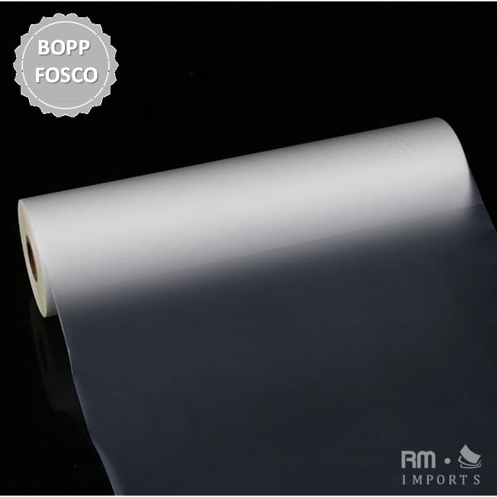 Bopp Fosco - 10 a 50 Metros x 22cm de Largura - Laminação a Quente