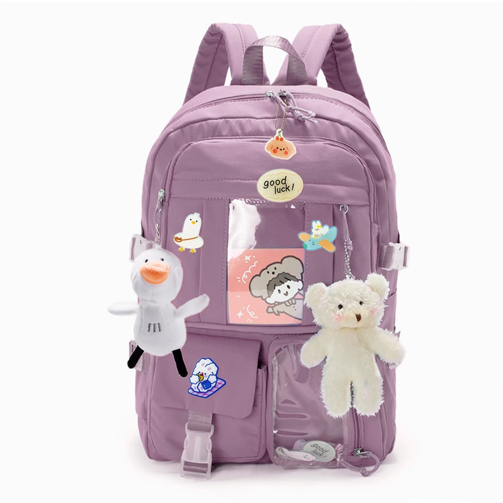 Mochila Juvenil Escolar Feminina Resistente