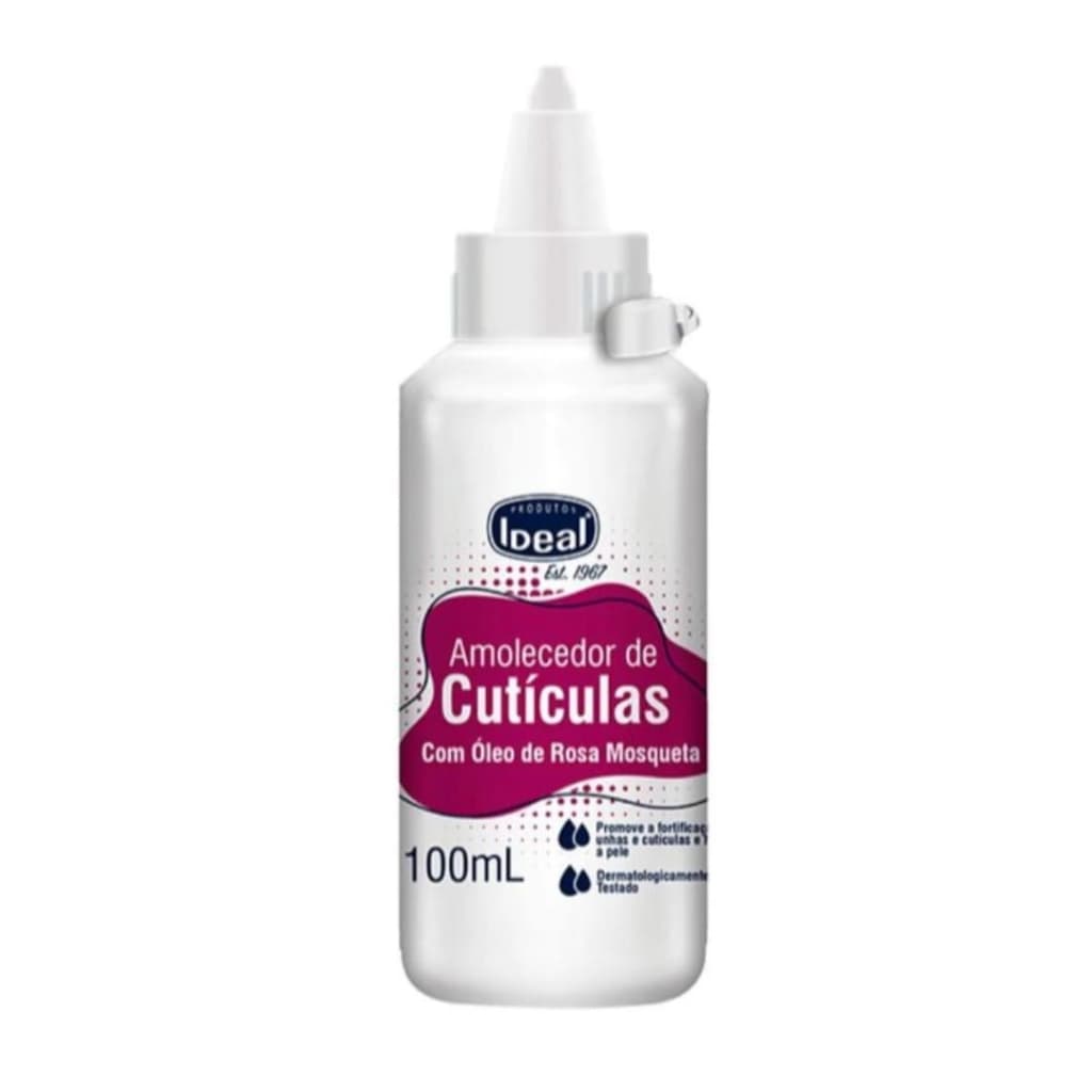 Ideal Amolecedor de Cutículas Óleo de Rosa Mosqueta 100ml