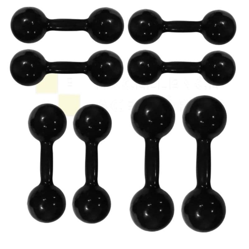 Halteres pares  2kg, 3kg,  4kg e 5kg emborrachados total 28kg