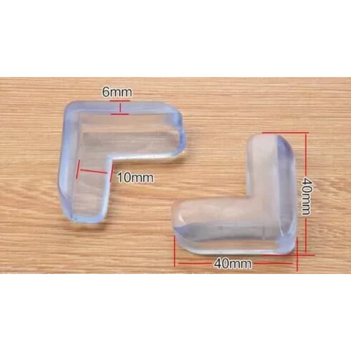 4 Protetor De Quina Silicone Mesa Cama  Cadeira Protetor Cantos Para Crianças E Bebes Proteção Anti-colisão