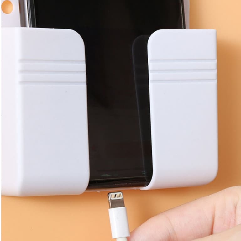 1 Suporte Multiuso De Parede Para Celular Controle Plástico Para Carregar Remoto Um Slot