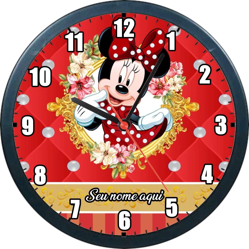 Disney minnie personalizado com seu nome