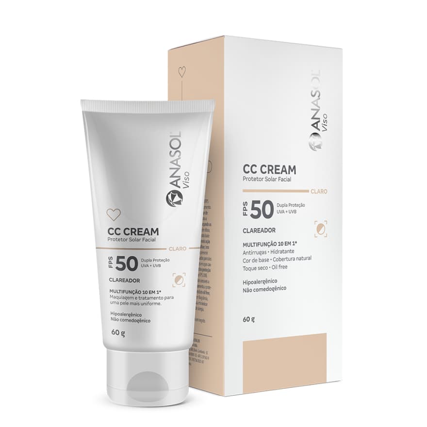 ANASOL CC CREAM FPS 50 CLARO 60g