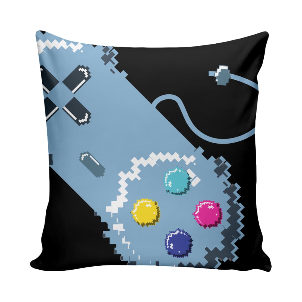 Capa de Almofada Estampa Videogame - 40cm x 40cm - Decoração Quarto Gamer