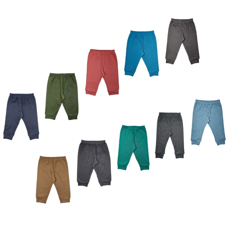Kit 4 Peças Calças Mijão Bebe RN ao 1 ano
