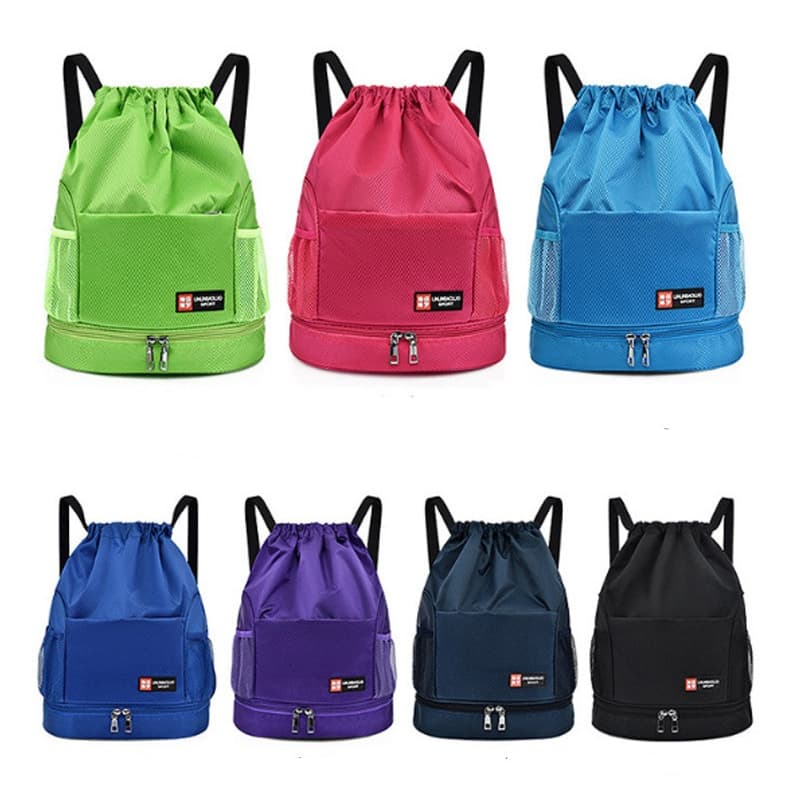 Bolsa Mochila Saco Colorido de Academia Impermeável Resistente