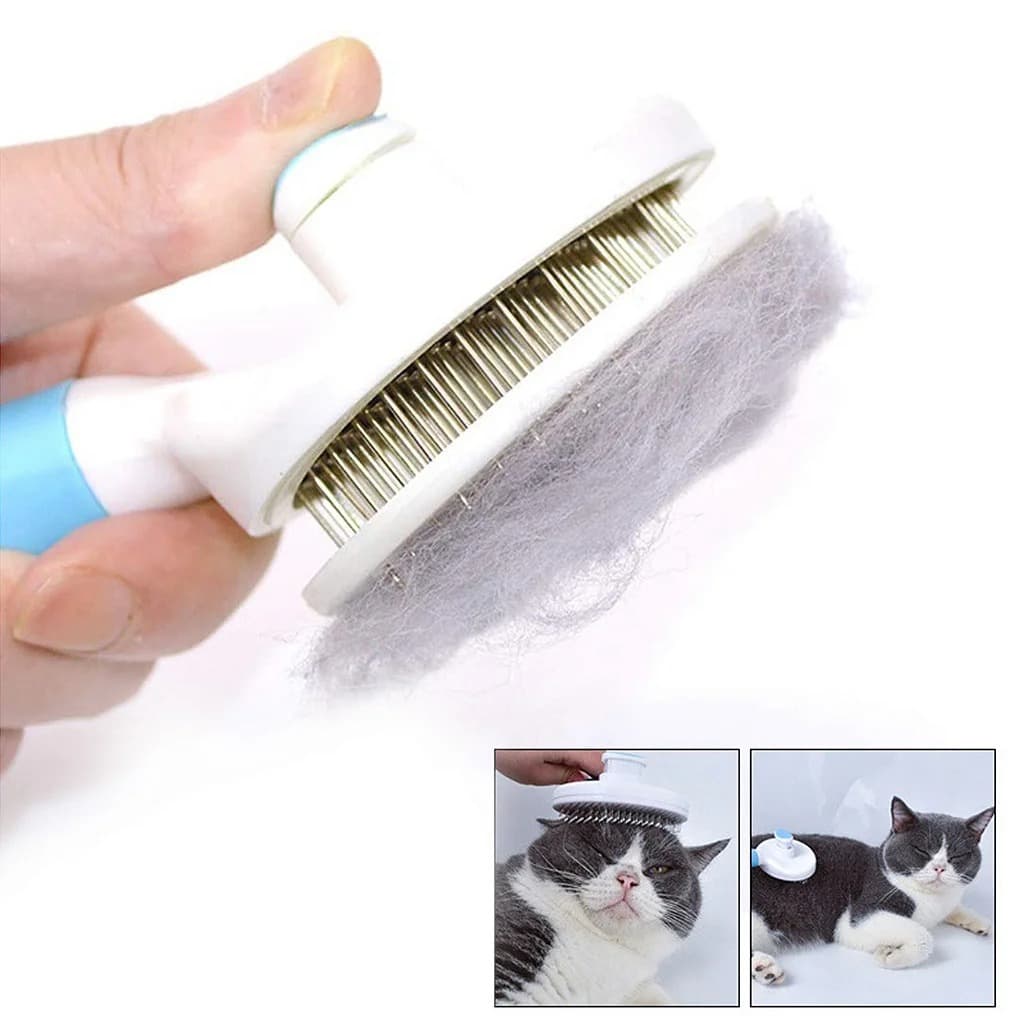 Escova Removedor Tira Pelos Pet Animais Gato Cachorro Praticidade e Facilidade sem Machucar o Animal