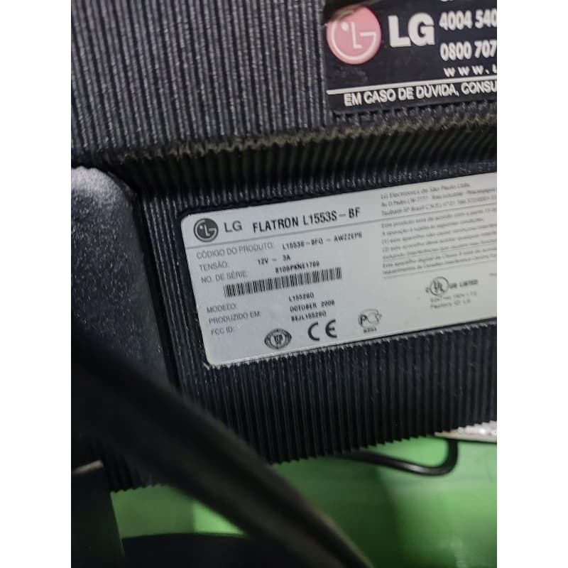 Monitor 15 polegadas LG faltron l1553s