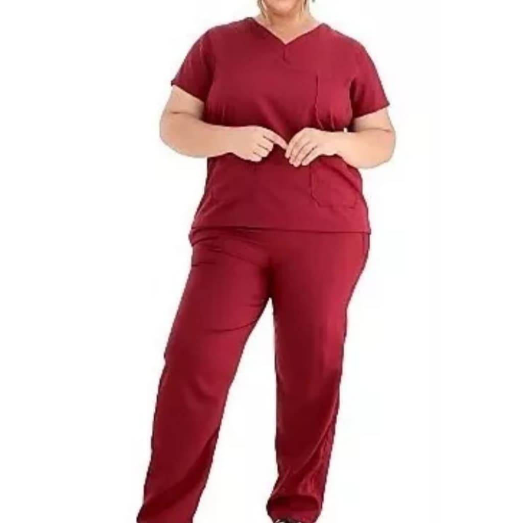 SCRUB FEMININO PLUS SIZE CONJUNTO PIJAMA CIRÚRGICO  G6 - G7 ENFERMAGEM MEDICINA VETERINÁRIA