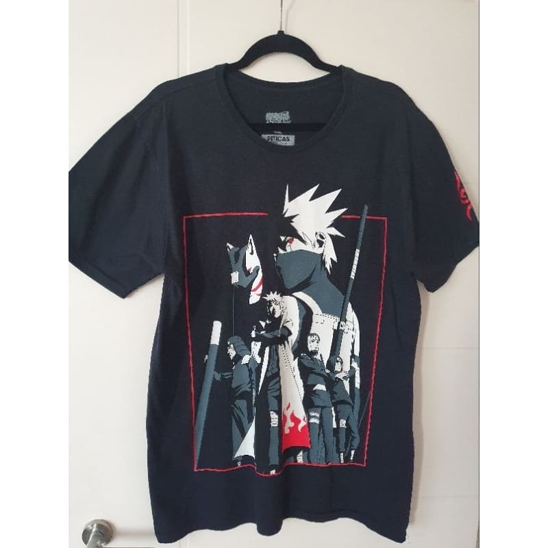 Camiseta Naruto Kakashi Anbu Piticas,tamanho GG.