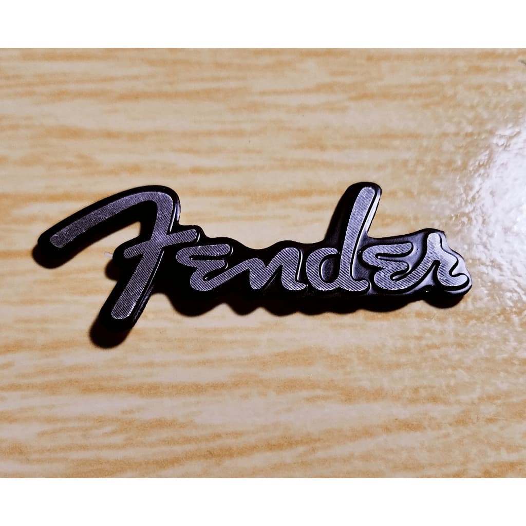 Amp FENDER Emblema Logo -  baixo fender - amplificador fender - guitarra fender