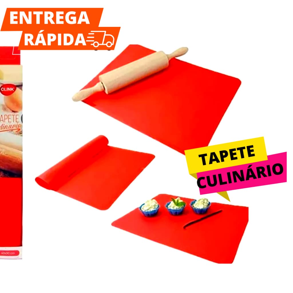 Tapete Culinário Para Pães Massas Pizzas Antiaderente Não Gruda 40x30cm E 40X50cm De Silicone