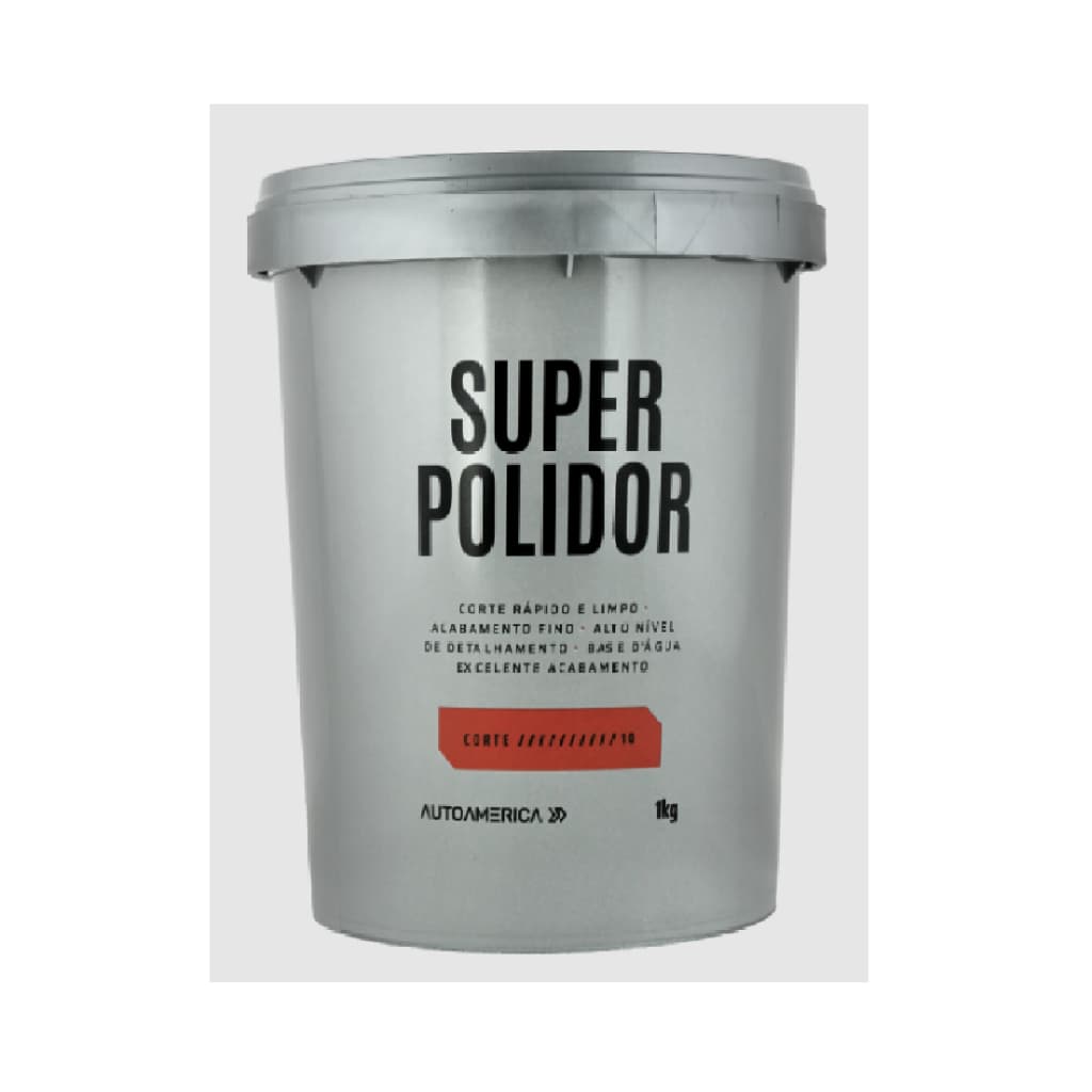 Massa Polir Super Polidor 1KG Autoamerica