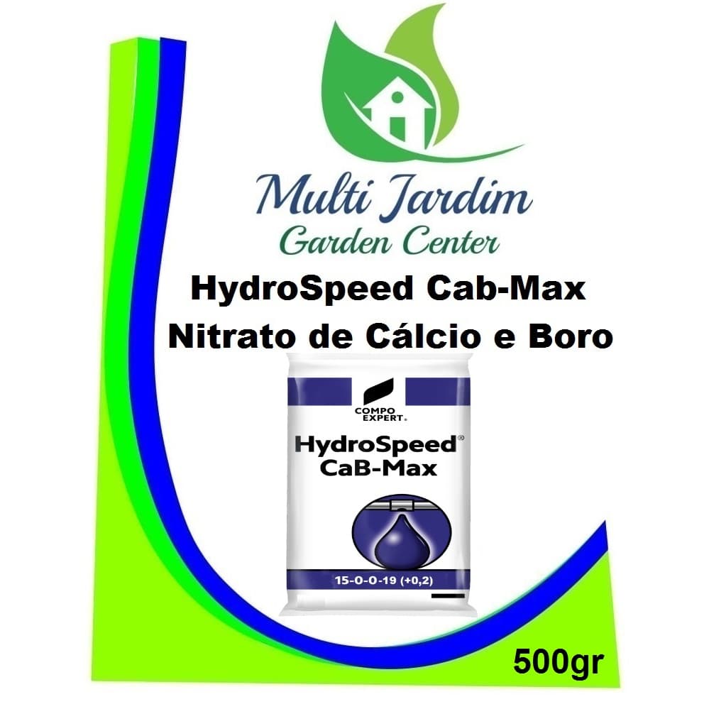 500gr Nitrato De Calcio E Boro Cab-Max Adubo Fertilizante Solúvel Foliar