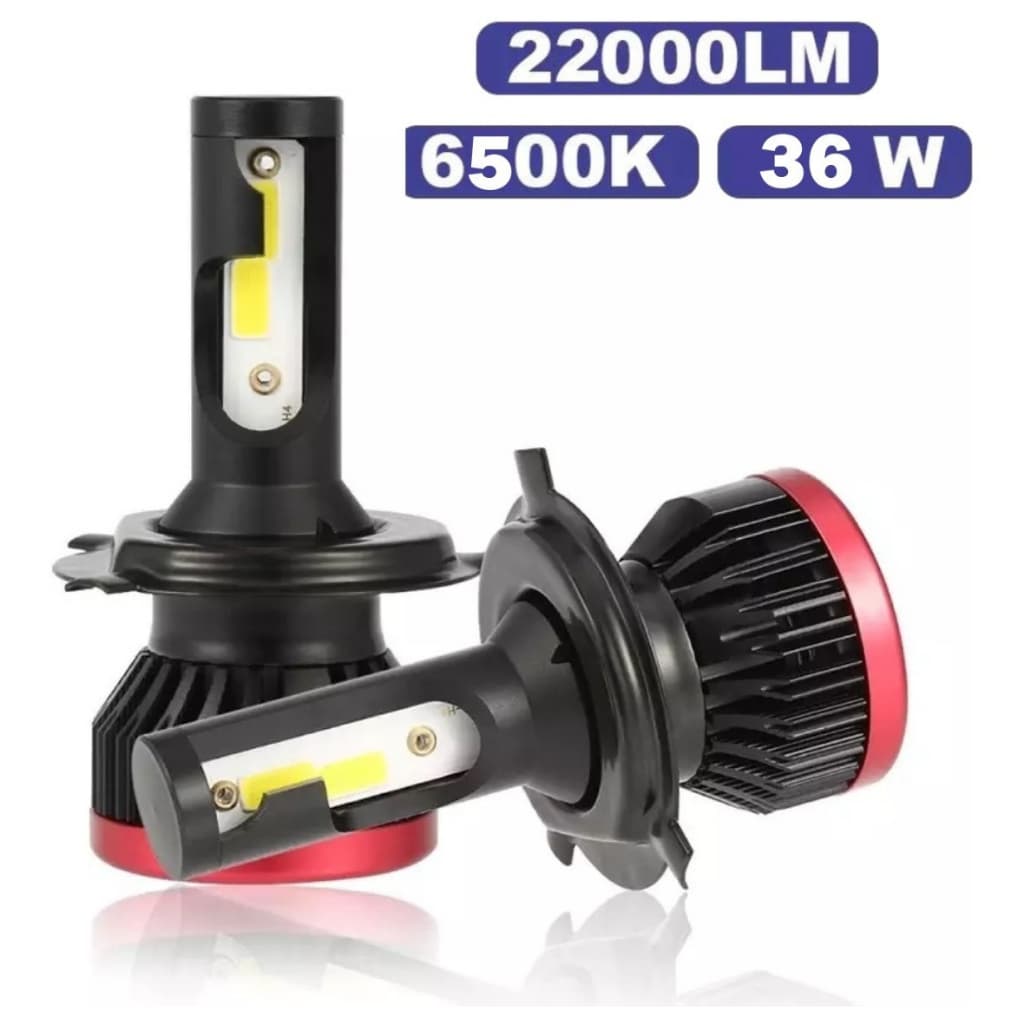 Kit Super Ultra Led 22000 Lumens H1 H3 H4 H7 H11 Hb4 H3 H27