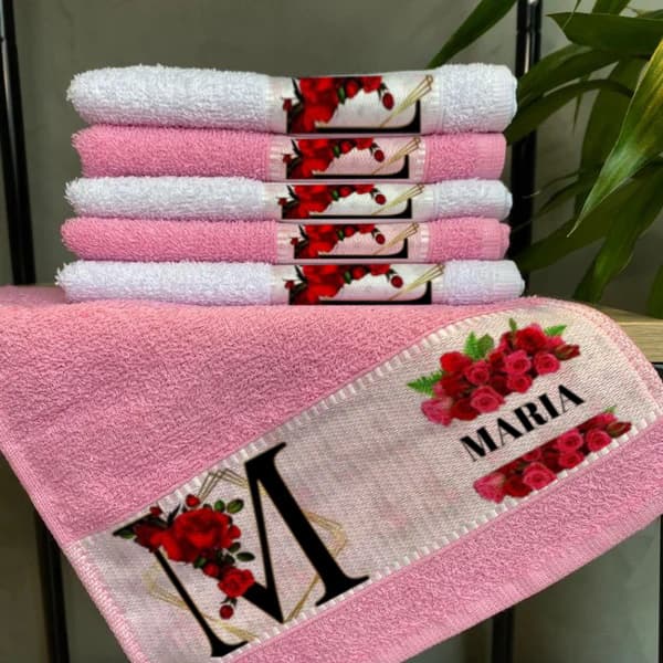 6 Toalhinha Lavabinho Personalizada  FAZEMOS QUALQUER TEMA
