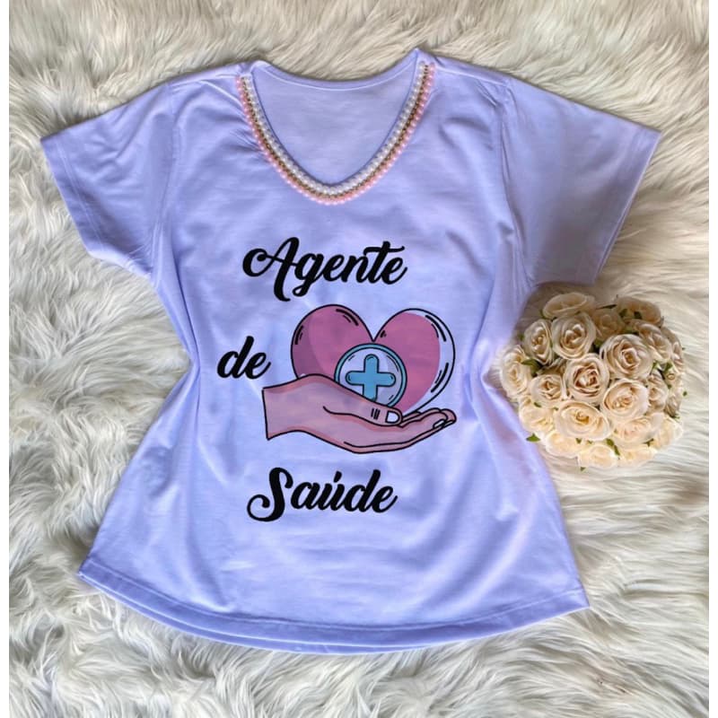 CAMISA BLUSA FEMININA AGENTE DE SAÚDE/AGENTE DE ENDEMIAS