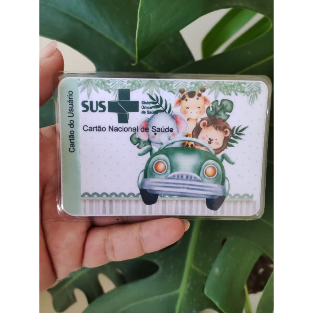 Cartão SUS Personalizado e Plastificado (VARIOS TEMAS)