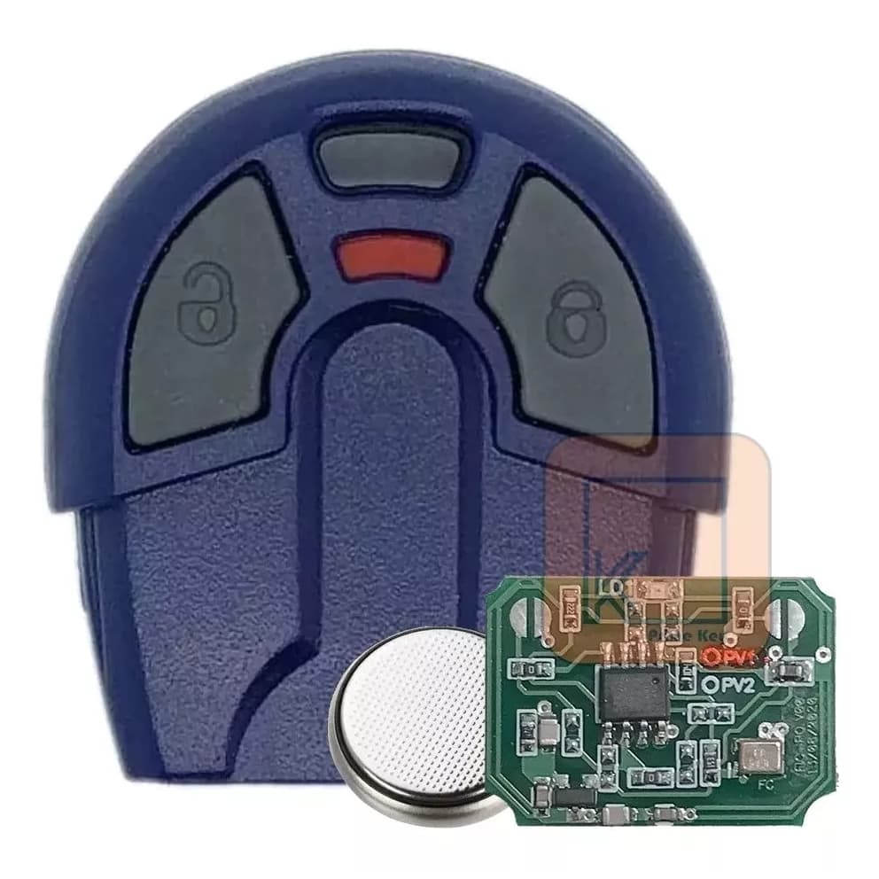 Capa Controle Alarme Pósitron  Fiat Azul Uno Palio Strada Siena