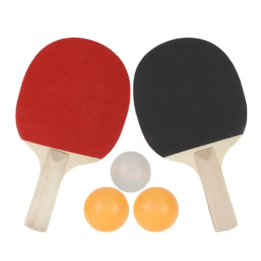 Kit Ping Pong Tênis de Mesa c/2 Raquetes  3 Bolinhas