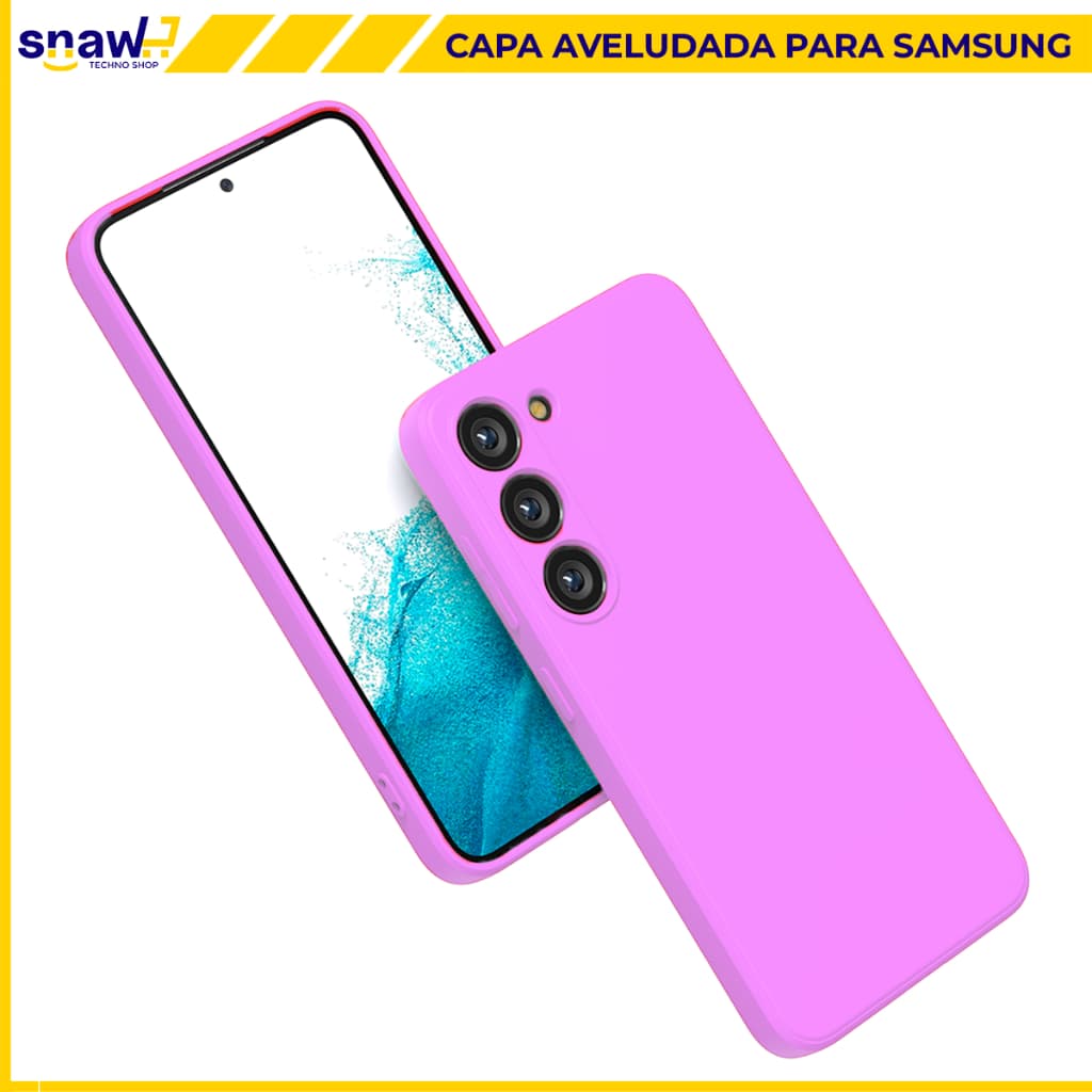 Capa Silicone Aveludada para Samsung A12/A32/A52/A72/A71/A51/A31/A21s Capinha Case Proteção