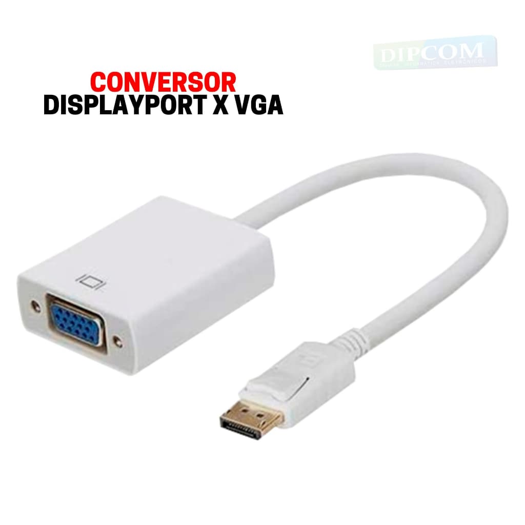 Conversor DISPLAYPORT x VGA - Original Tomate MTV-601