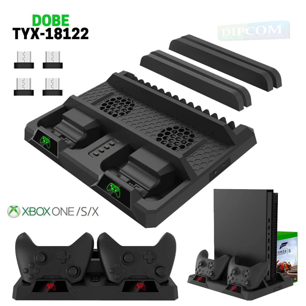 Base Carregador para Controle XBOX ONE Base Resfriamento Console e Suporte para Jogos [DOBE TYX-532]