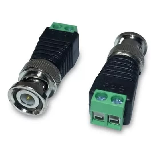 Kit 100 Plug BNC Borne macho  video c/borne