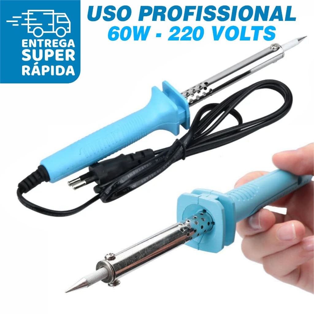 Caneta Ferro de Solda 60W Soldar Soldador Profissional 220 Volts