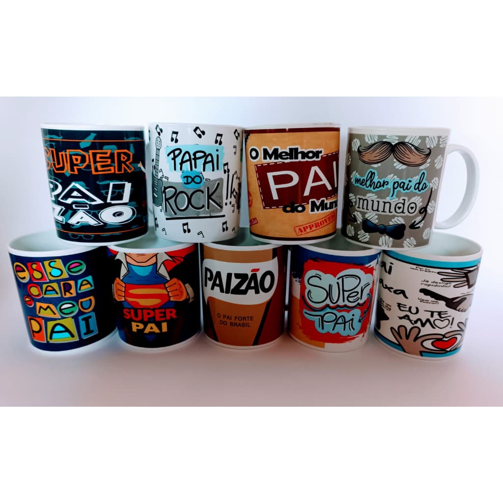 Caneca Plástica Pai Sortidas (Pai)