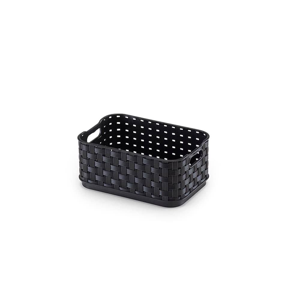 Cesto Caixa Organizador Retangular Rattan 520ml Arthi