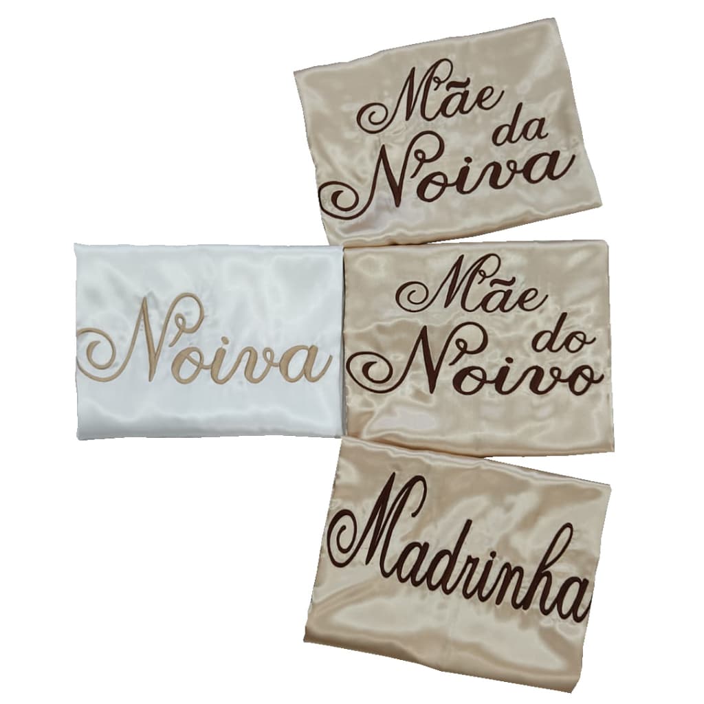 Kit com 12 robes sendo 2 plus size para personalizado para casamento