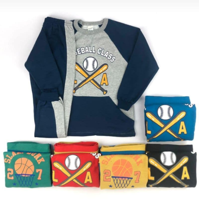 Conjunto de Moletom Infantil Juvenil Masculino Peluciado Flanelado com Punhos