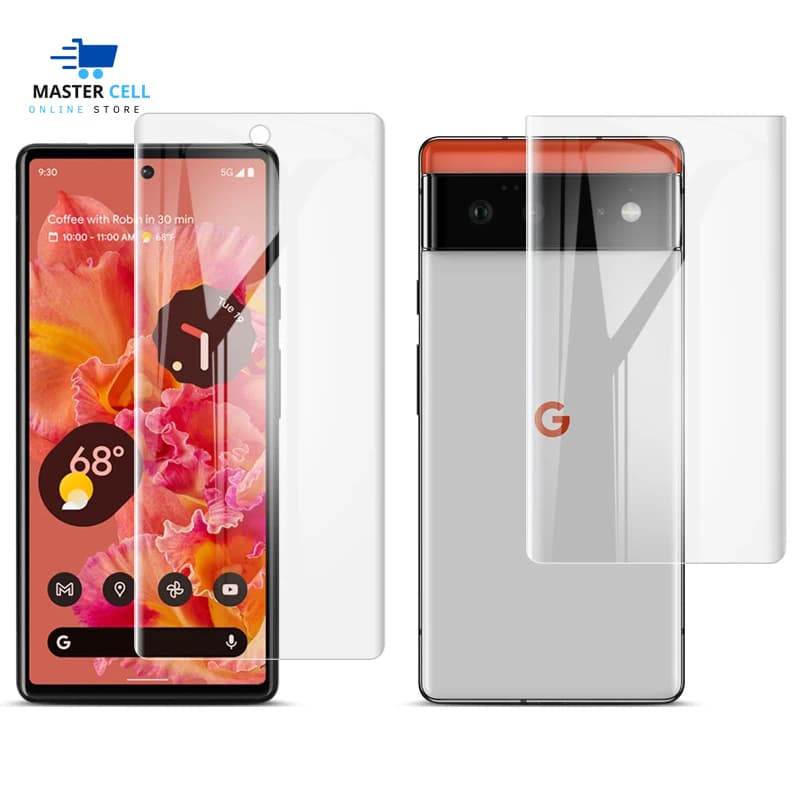 Película frente e verso Hidrogel Hd anti impacto Google Pixel todos os modelos